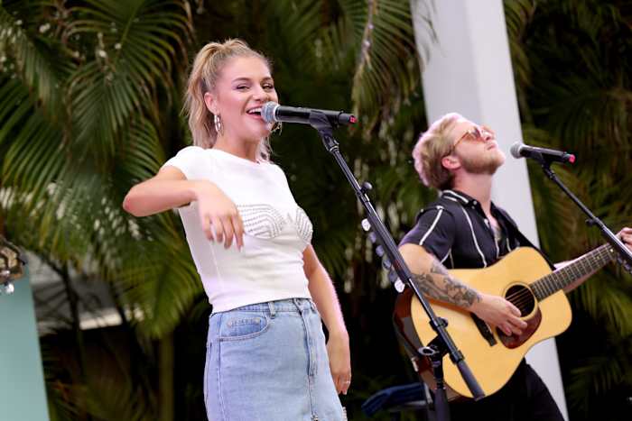 Kelsea Ballerini at Saturday’s SI Swimsuit launch event.